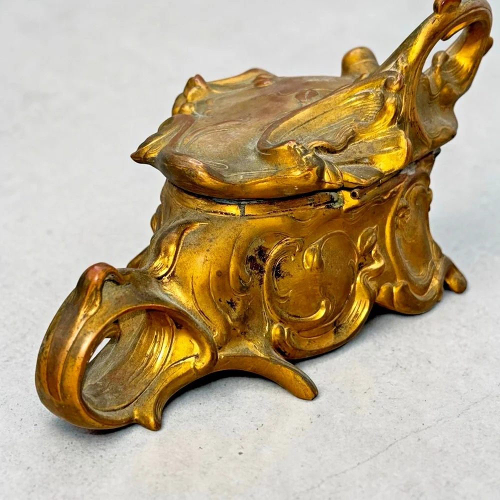 Art Nouveau 1900's W. B. Mfg. Co. Weidlich Brothers Jewelry Box Wb 336 Trinket